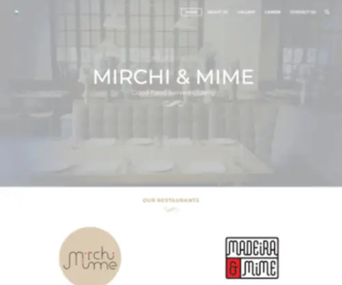 Mirchiandmime.com(Mirchi and Mime) Screenshot