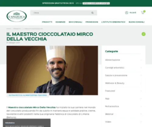 Mircodellavecchia.it(Il maestro cioccolataio Mirco Della Vecchia) Screenshot