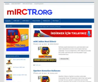 Mirctr.org(mIRCTR) Screenshot