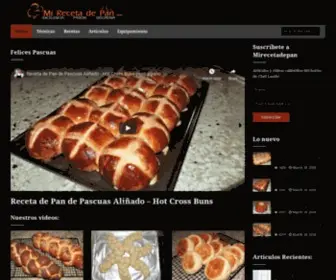 Mirecetadepan.com(Videos de recetas de panaderia) Screenshot