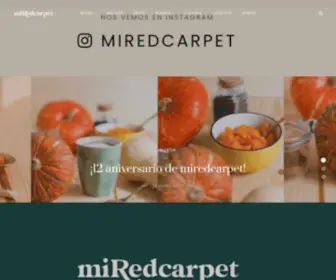 Miredcarpet.es(Mi red carpet) Screenshot