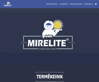 Mirelite.hu(A megőrzött érték) Screenshot