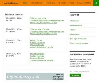 Miremate.info(Informese de todos los remates en Costa Rica) Screenshot