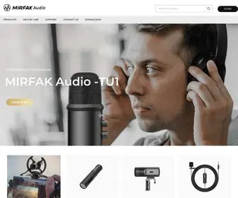 Mirfakaudio.com(MIRFAK Audio) Screenshot