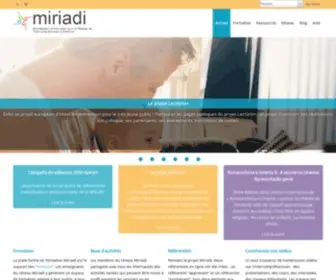 Miriadi.net(Accueil) Screenshot