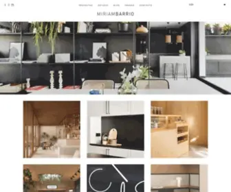 Miriambarrio.com(Estudio de Interiorismo en Barcelona) Screenshot