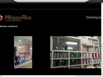 Miriamriosdecoracoes.com.br(Miriam Rios Cortinas e Decorações) Screenshot