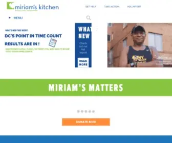 Miriamskitchen.org(Miriam's Kitchen) Screenshot
