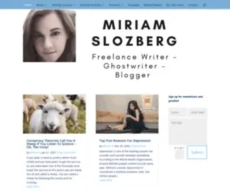 Miriamslozberg.com(Miriam Slozberg) Screenshot