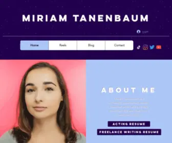 Miriamtanenbaum.com(Miriam Tanenbaum) Screenshot