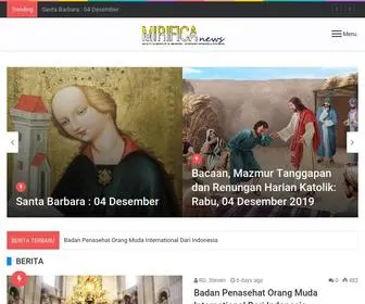 Mirifica.net(Bishops' Conference of Indonesia) Screenshot