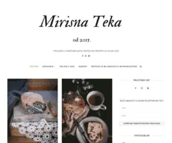 Mirisnateka.com(Mirisna teka) Screenshot