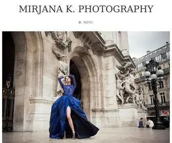 Mirjanakphotography.com(Fashion Photography) Screenshot