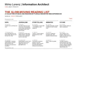 Mirkolorenz.com(Mirko Lorenz) Screenshot