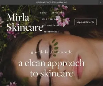 Mirlaskincare.com(Mirla Skincare) Screenshot