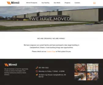 Mirmil.ca(Mirmil Products) Screenshot