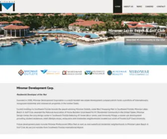 Miromar.com(Miromar Development Corporation) Screenshot