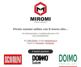 Miromi.it(MIROMI Arredamenti) Screenshot