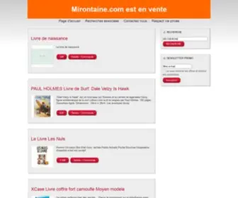 Mirontaine.com(Mirontaine) Screenshot