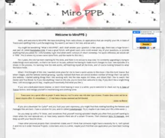 Miroppb.com(Home) Screenshot