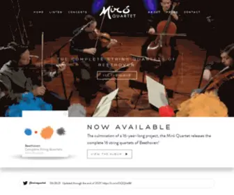 Miroquartet.com(Miró) Screenshot