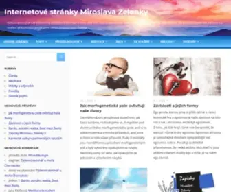 Miroslav-Zelenka.cz(Internetové stránky Miroslava Zelenky) Screenshot