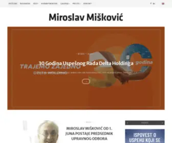 MiroslavMiskovic.rs(Mišković) Screenshot