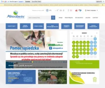 Miroslawiec.pl(Oficjalny serwis internetowy gminy mirosławiec) Screenshot