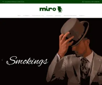 Mirosmokings.com(Miro Smokings alquiler de trajes para hombre) Screenshot