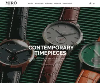 Mirowatches.com(Miró Watches) Screenshot