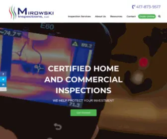 Mirowskiinspections.com(Mirowski Inspections in Springfield MO) Screenshot