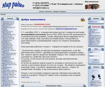 Mirradio.ru("Мир) Screenshot