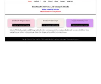 Mirrals.com(Exclusive Handmade Mirrors) Screenshot