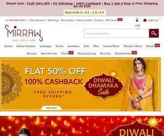 Mirraw.com(Indian Online Shopping Site for Women & Men) Screenshot