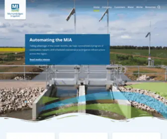 Mirrigation.com.au(Murrumbidgee Irrigation) Screenshot