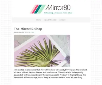 Mirror80.com(Mirror80 is a blog) Screenshot