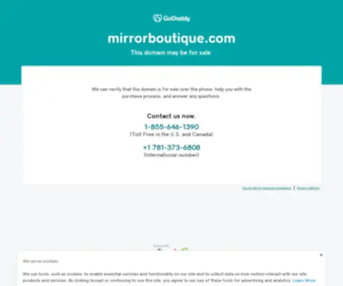 Mirrorboutique.com(Vintage clothing) Screenshot