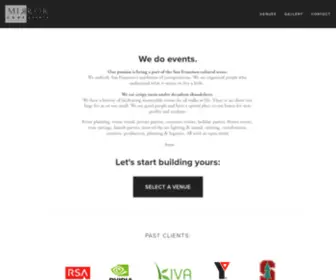 Mirrorcorpevents.com(MIRROR CORPORATION EVENTS) Screenshot