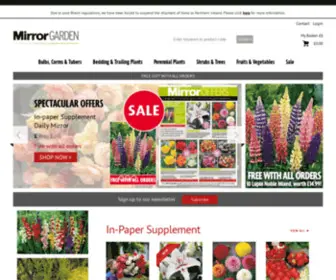 Mirrorgarden.co.uk(Mirror Garden) Screenshot