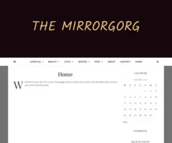 Mirrorgorg.com(The MirrorGorg) Screenshot