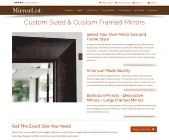 Mirrorlot.com(Custom Framed Mirror) Screenshot