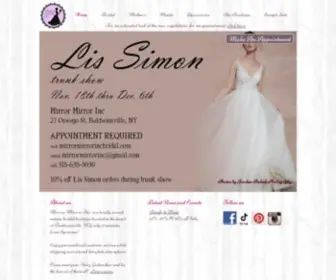 Mirrormirrorincbridal.com(Mirror Mirror Inc) Screenshot