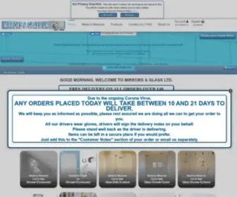 Mirrorsandglass.co.uk(Mirrors and Glass) Screenshot