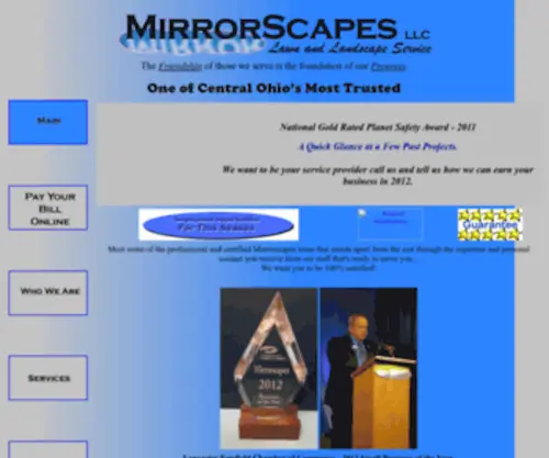 Mirrorscapes.net(Mirrorscapes LLC) Screenshot