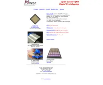 Mirrorsemi.com(Mirror Semiconductor M) Screenshot