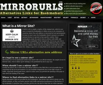 Mirrorurls1.com(Best bookies) Screenshot