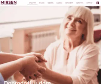 Mirsen.ba(Dom za stare i nemoćne osobe) Screenshot