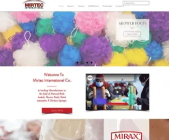 Mirtec-INT.com(Mirtec International Co) Screenshot