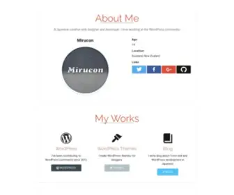 Miruc.co(Web designer and developer) Screenshot