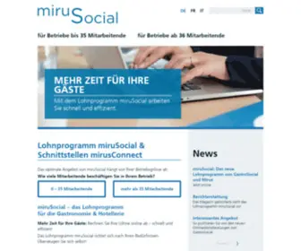 Mirusocial.ch(miruSocial) Screenshot